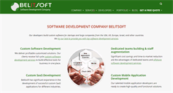 Desktop Screenshot of belitsoft.com