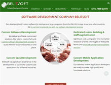 Tablet Screenshot of belitsoft.com